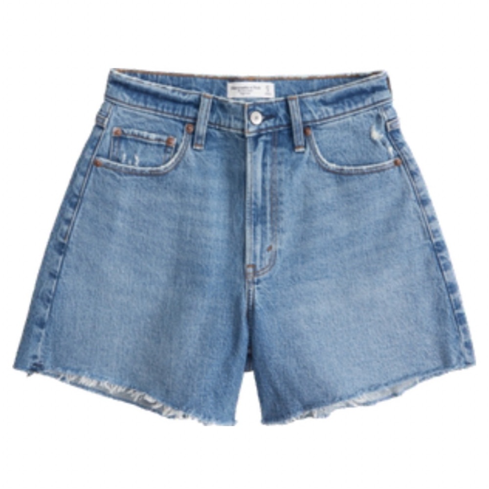 Abercrombie Curve Love High Rise Dad Short Size 29